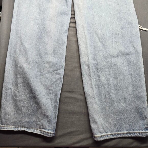 Wild Fable High Rise Straight Leg Distressed Jeans Light Wash Size 2/26 - Picture 15 of 15